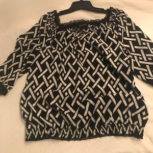 100% silk blouse, 3/4 length sleeves